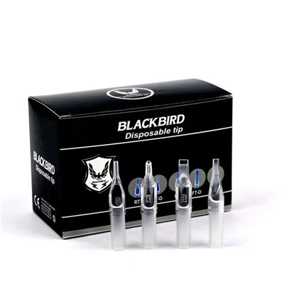 50PCS Sterilizovaný jednorázový průhledný tetovací kulomet