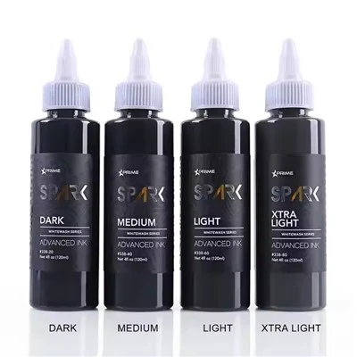Vysoká - kvalita Spark nejnovější 4oz*4 Whitewash sady vodotěsný dočasný tetovací inkousty