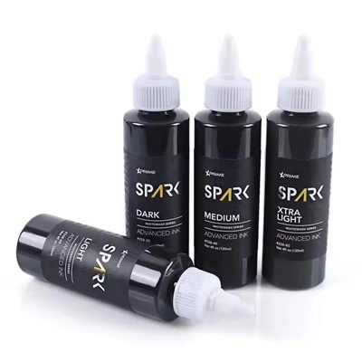 Sparkle Factory Custom 4oz 120ml White Wash Amazing Paint Pigment Body Skin Triple Black Ink Butterfly tetování