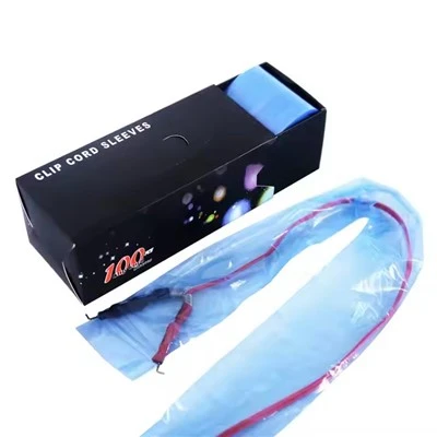 Nejlepší 100 kusů jednorázové modré kryty tetování zásob tetování Cip Cord Sleaves Bags