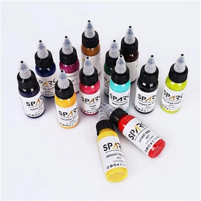 Profesionální 30 ml 66 barev Long-Trvalý tetovací inkoust pro Body Art pro permanentní make-up