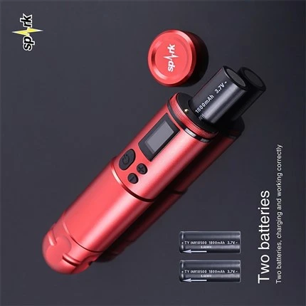 Profesionální tetovací stroj na 2 baterie Spark Wireless Tattoo Machine