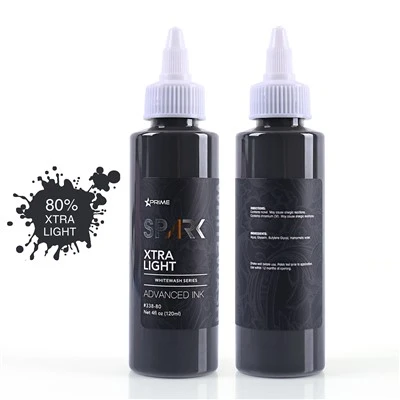 Profesionální sada 4OZ 120ml organického dlouhého-trvalého Whitewash tetovacího inkoustu pro tetování a zdobení těla