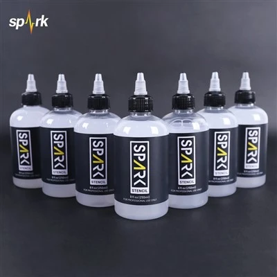 SAPRK 8 FL OZ (250 ML) Profesionální rychlé suché non - Vyblednutí hladkého tetování přenosový gel pro umělce tetování