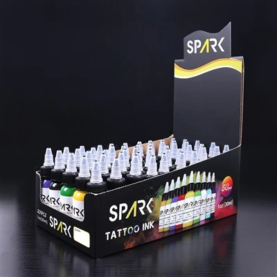 Spark Organic 0,5 oz Rychle suchý dlouhodobý design zásobování tetování Ink Permanent Makeup Pigment for Body Art