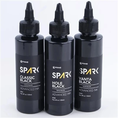 Velkoobchod 4oz 120ml Premium Tattoo Ink Set Custom Black Organic Liquid Vysoce kvalitní permanentní funkce