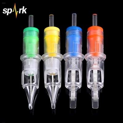 Spark Diseasoble Nerezová ocel Precision Compatible Snadno použitelné hladké inkoustové tok tetování jehly pro umění těla