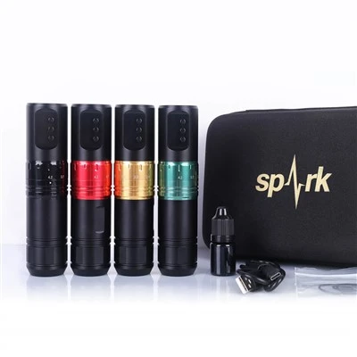 Spark Dobitelné bezdrátové nastavení Permanentní připojení jednorázové kazety bezdrátové tetování pero stroje
