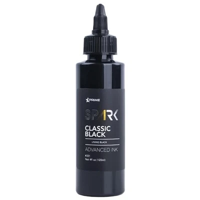 Jiskřící vysoce kvalitní organický tetování tetování Ink Deep Black 3 Series Classic Black/Hole Black/Vanta Black pro trvalé tetování