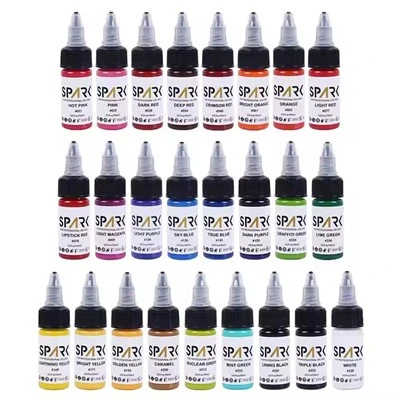 Spark Wholesale přizpůsobené 0. 5 oz 15 ml netoxického PMU Vegan dočasný kosmetický profesionální olej na bázi tetování na bázi oleje