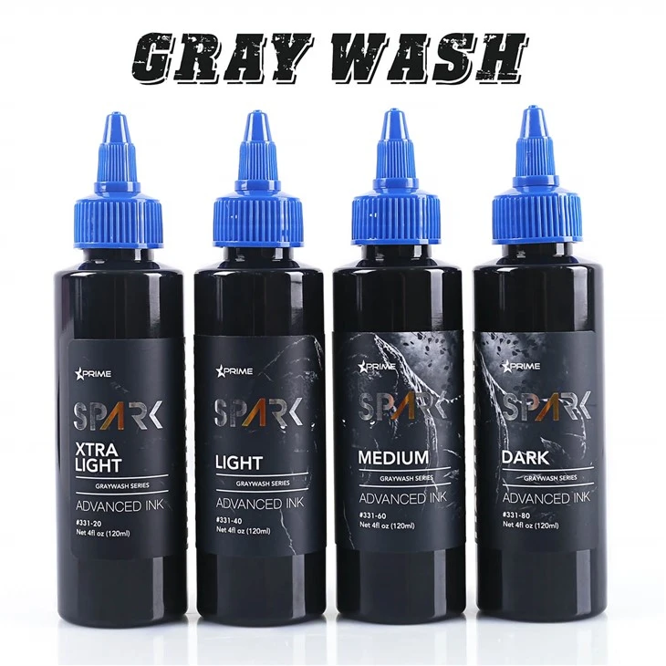 Spark 120ml Profesionální tetovací tetovací inkoust pro tetování a umění těla