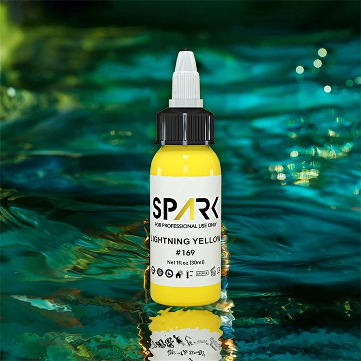 Sada 25 barev Tattoo Ink Sada inkoustů pro tetování Spark Professional Pigments