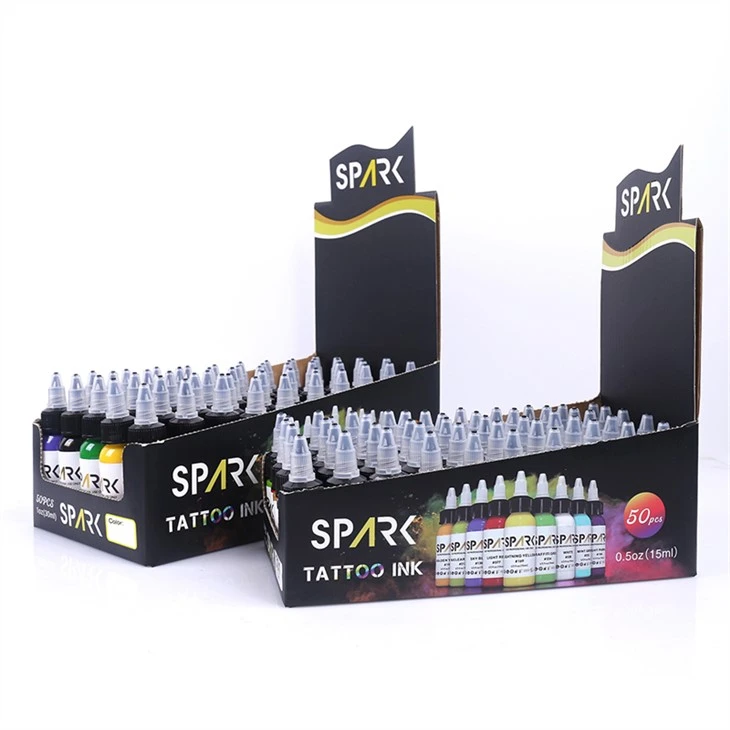 50 barevných sad Pigments Tattoo Ink Vegan Tattoo Ink Tattoo Ink 30 ml