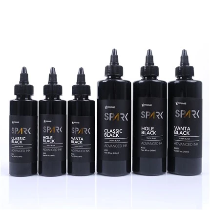 4OZ 8OZ Podšívka Black Triple Black Super Black Spark Tattoo Ink Tattoo Ink Black