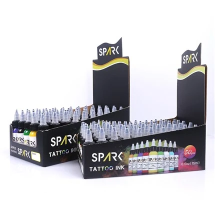 50 barevných sad Pigments Tattoo Ink Vegan Tattoo Ink Tattoo Ink 30 ml