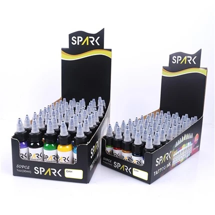 50 sad barev Tattoo Ink Black Light Tattoo Ink Spark Original