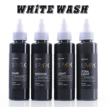 Vysoce kvalitní Spark nejnovější sady 4oz*4 whitewash