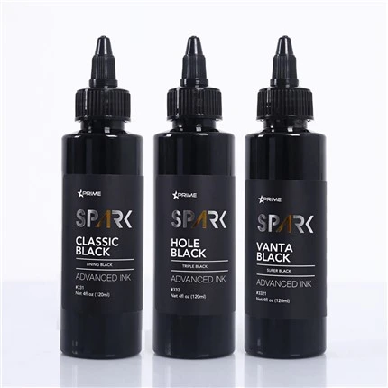 Vanta Černá 4OZ Super Černá Inkoust Série Jiskra Tetování Inkoust Tetování Tetování Inkoust Set Profesionální