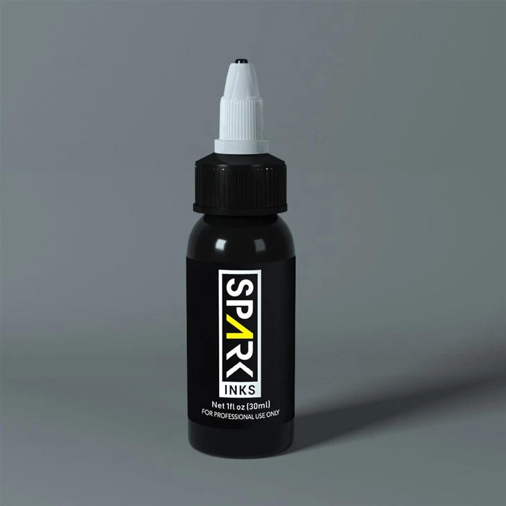 Spark Black Tattoo Ink 1oz