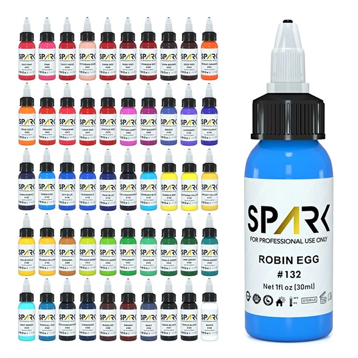 Sada inkoustů Spark Tattoo Ink Profesionální barva tetování